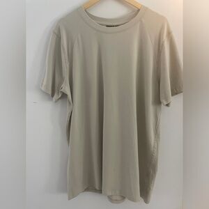 Mono B Mens Soft Crew Neck athletic Raglan Tshirt Stretch Cotton Spandex
